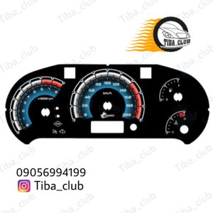 صفحه کیلومتر اسپرت تیبا ساینا کوییک طرح ساده