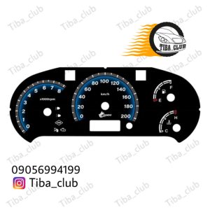 صفحه کیلومتر اسپرت تیبا ساینا کوییک طرح دنا