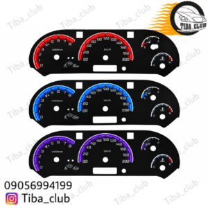 صفحه کیلومتر اسپرت تیبا ساینا کوییک طرح i8